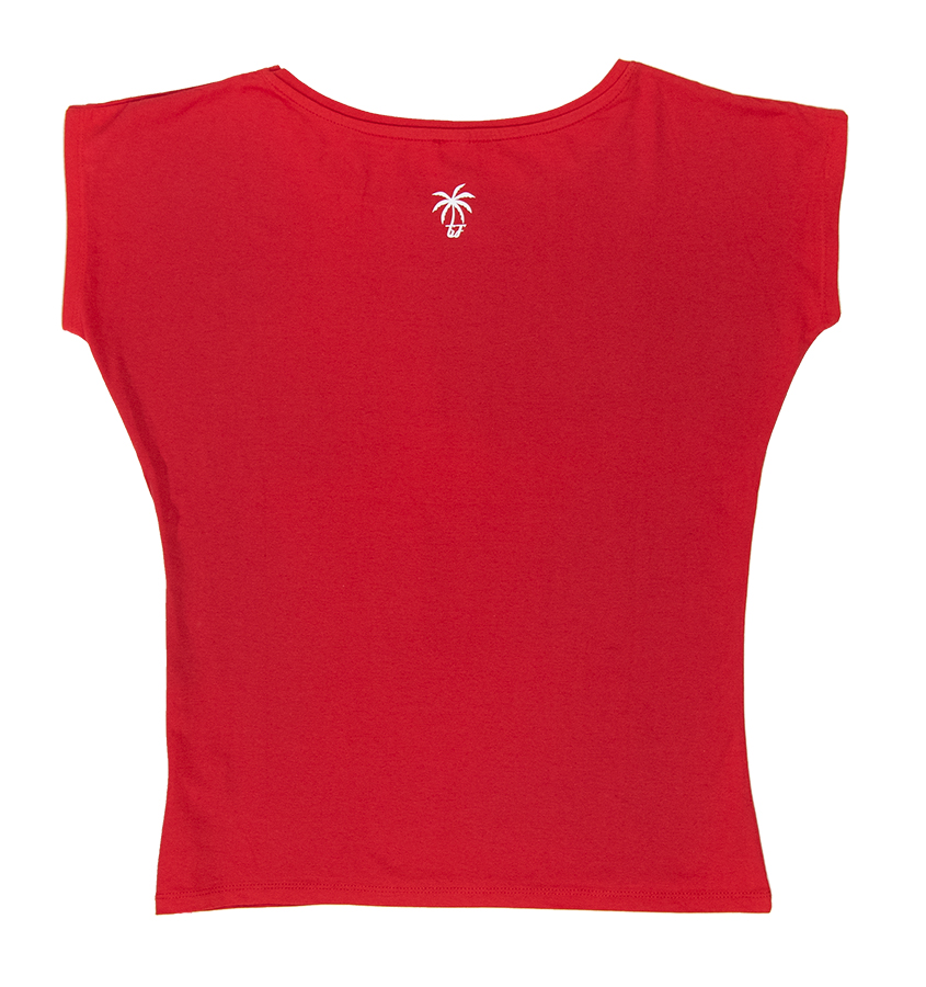 Koszulka damska Grill-Funk Minimal - czerwona