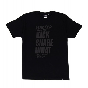 Koszulka męska Grill-Funk Kick Snare Hihat - czarna